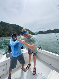 Live Bait Draws in Rooster Fish & Others