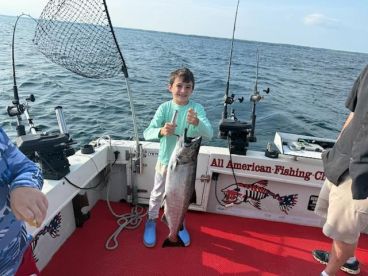 Big fish for the big 9 birthday boy