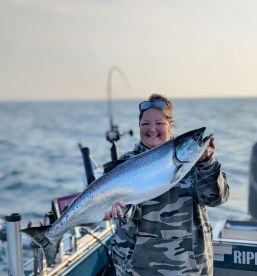 Salmon fishing is heating up!