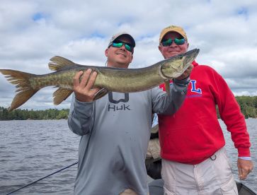 Father and Son Boulder Junction Muskies