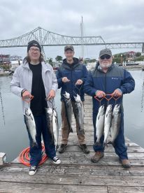 Busy day catching Coho !