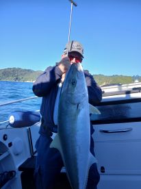 An unexpected big kingfish for Canadian angler whi