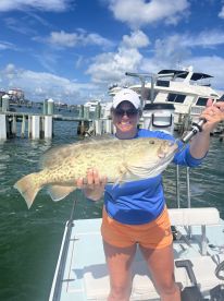 Grouper and Snook Fishing Inshore!