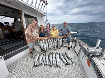 Great mix bag of salmon and trout.