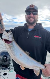 Joe’s first lake trout!