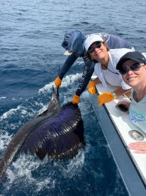 3 Sailfish & 1 Marlin on this 3/4 Day Tr