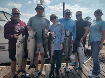 Columbia salmon fishing 