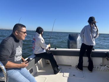 Big striper small fluke 