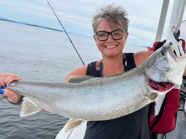 Lake trout & smallies at the same time!!