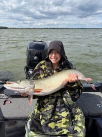 Two muskies and a 30inch walleye today 