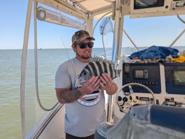 Great Sheepshead fishing 