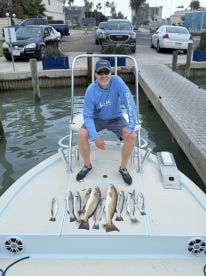 Reds sand trout and speckled trout 