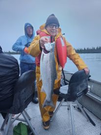 Silver “Coho” Salmon ARE still running 