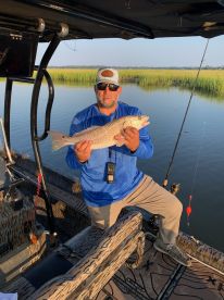 The redfish were on fire today.