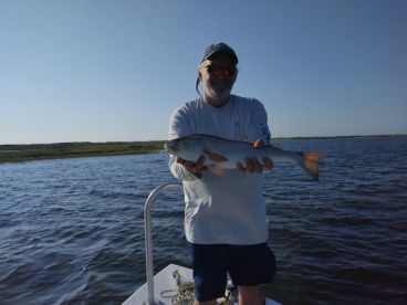 Redfish and trout on the flats.