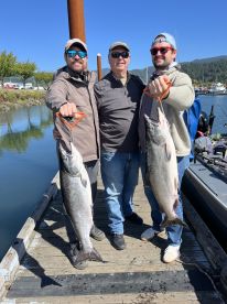Chinook & Coho are showing up in Tillamo