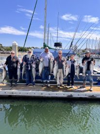 Excellent day with salmon