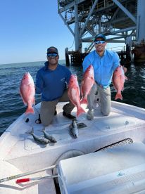 The snapper are close on.