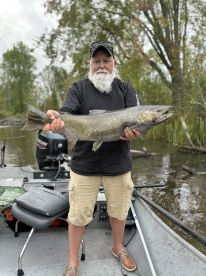 Salmon fishing going strong