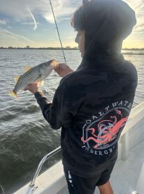 Topwater stripers