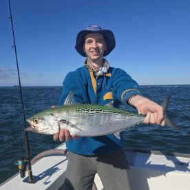 Awesome morning on stripers bonita albic
