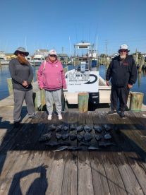 Fishing with Mark and family.
