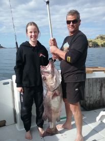 Melissa with her first Haupuka