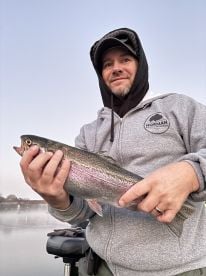 Great Morning for Trout on Lake Taneycom