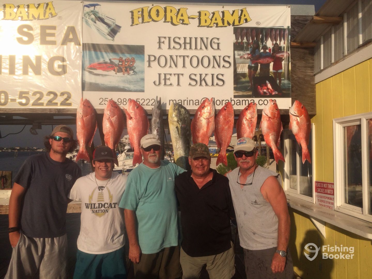 Offshore wahoo and dolphin with a snapper topper