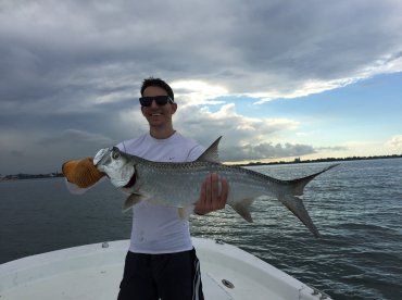Calvin with his 1st ever Tarpon.