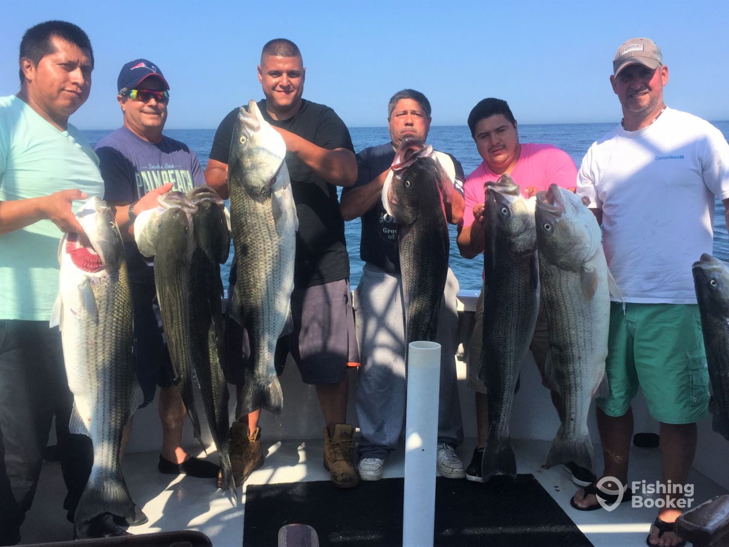 Christina Pavao's family trip for Striped Bass