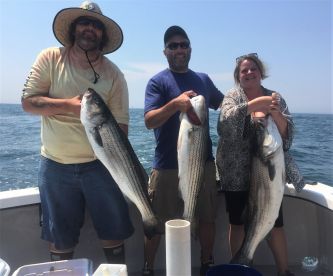 Carey Prangers group with some nice stripers.