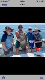 Deckhand Brandon Jr with these 3 fine fishermen