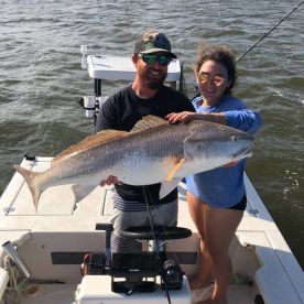 Ceci caught this fish during her zoom class.