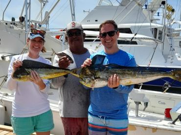 Stanley Gaddis Fishing with Carla Charte