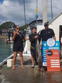 Yellowfin tuna Bay of Islands January 2021