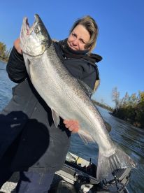 Silver Salmon fishing on the Kenai River