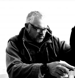 Artist on the Passara boat