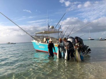 guest after fishing