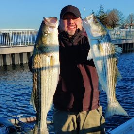 MIGUEL WITH HIS 1ST STRIPERS EVER