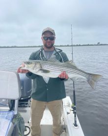 Striped bass to 17 lbs on artificial lur