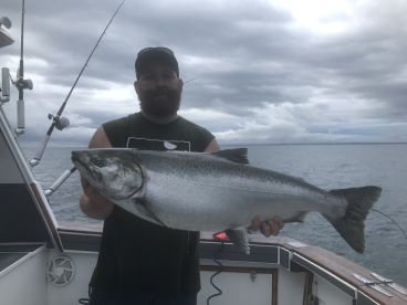 Summer time king salmon
