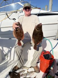 Fluke and jumbo porgies