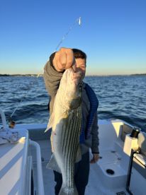Father and Kids enjoy a day of Good Fish