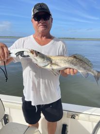 Big trout inshore fishing.