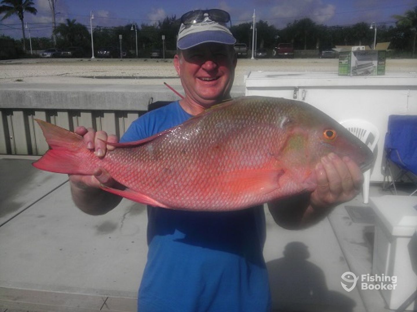 Dwayne with nice mutton. 1 of 6 caught on this trip