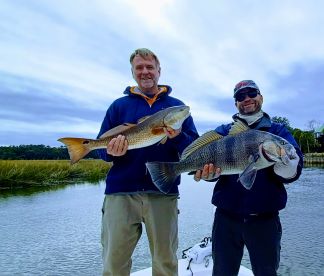 Folly Beach fishing in December