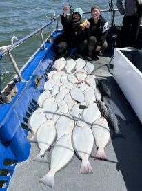 Half Day halibut and stripes bass trip. 