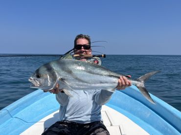 Geoff fly fishing day