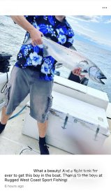 Coho were plenty at french creek. 